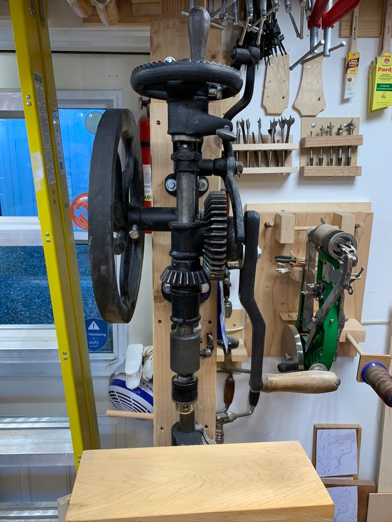 Blast from 2020 - Hand Crank Drill Press