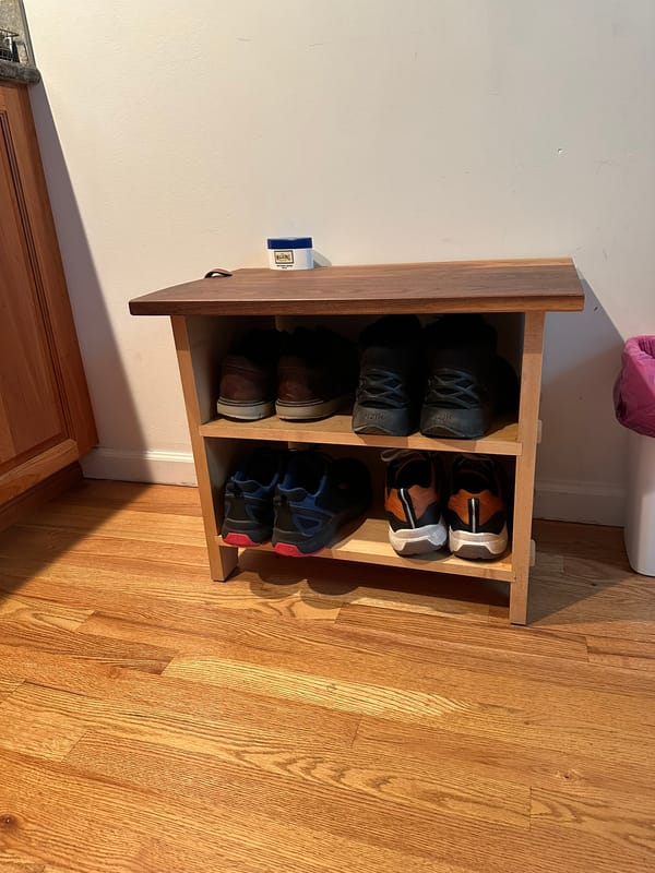Blast from 2022 - Shoe Cubby