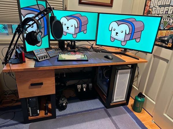 Blast from 2022 - A Custom Desk for Mitchell