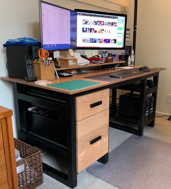 Blast from 2021 - A new desk
